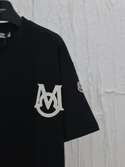 T-SHIRT EN COTON À MONOGRAMME MNCLR