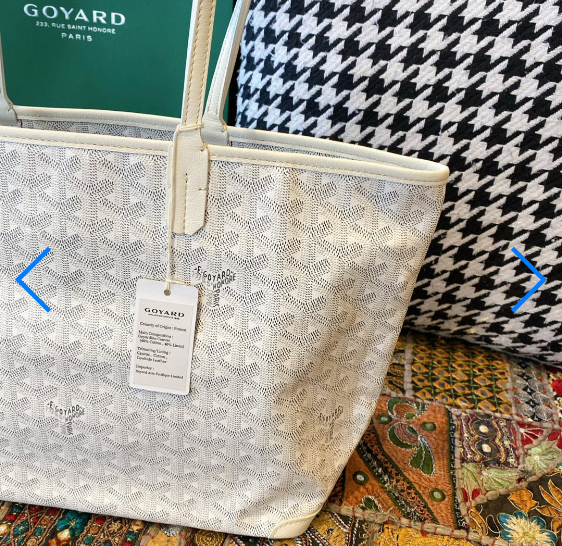 Sac Artois blanche PM facture