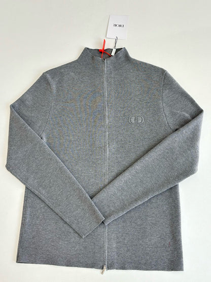 Cardigan CD Oblique brodé CD 10/10 gris
