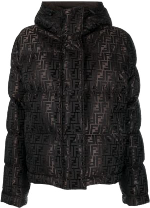 Doudoune en tissu technique black  FF