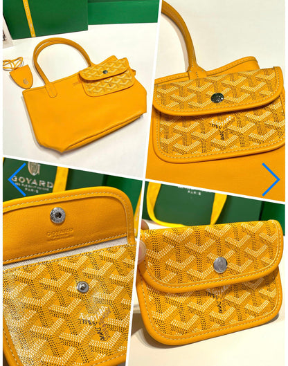 Sac Anjou Mini  yellow facture
