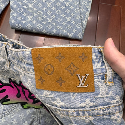 Jean Lv baggy denim invoice