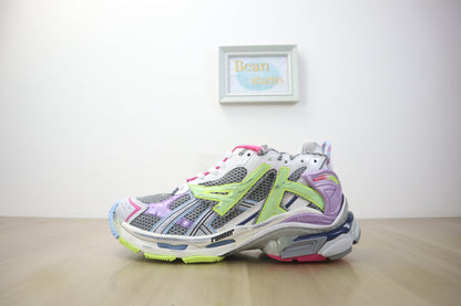 Blncg Runner violet fluo jaune facture