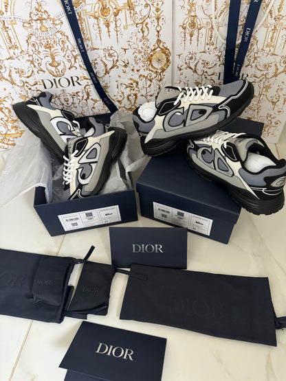 SNEAKERS B30 V3S VERSION BIEN LISSE GRIS BLANC RÉFLECTIVE RÉACTION CORRECTES   FACTURE PACKAGING COMPLET