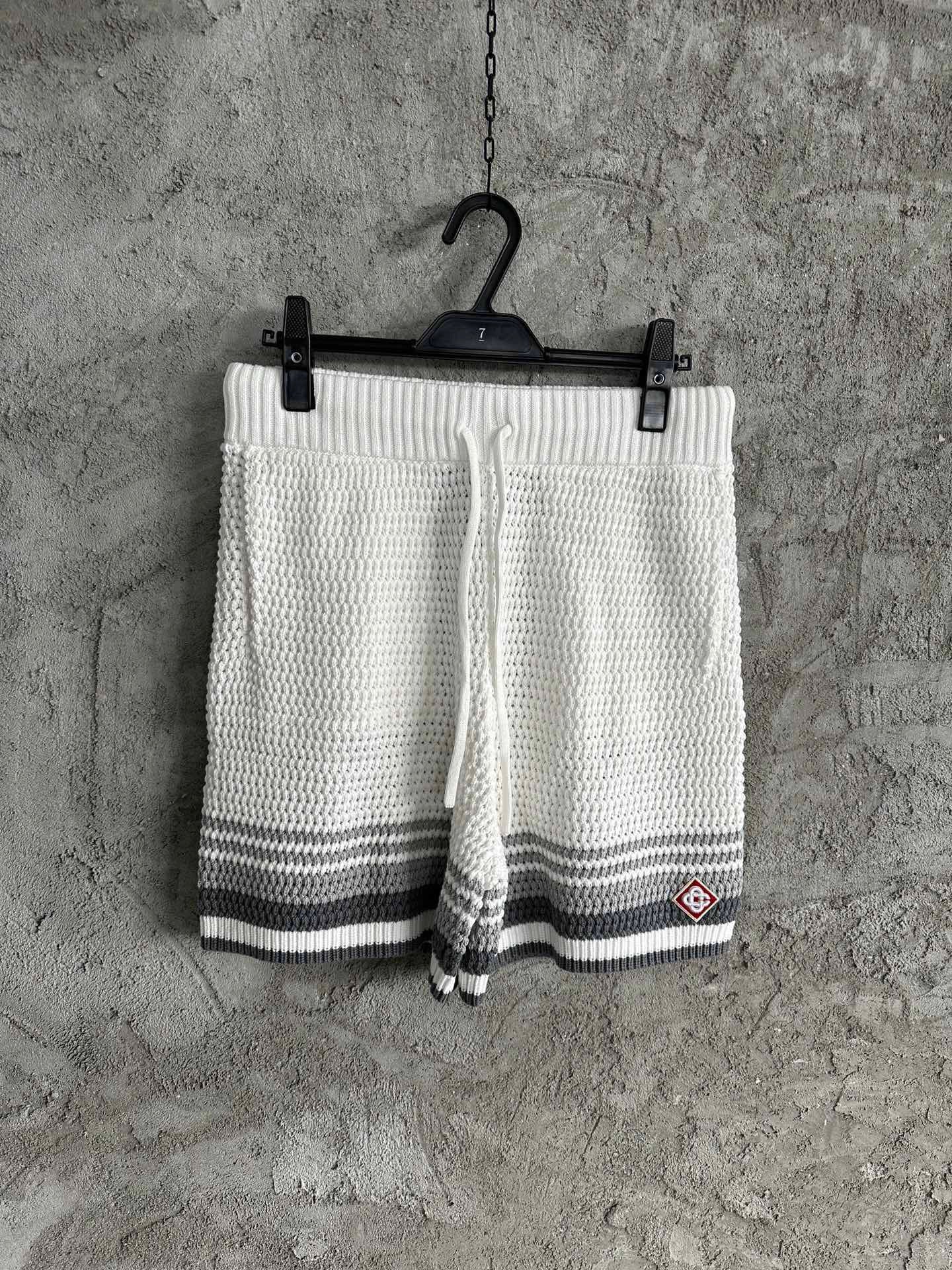 Ensemble casa B côtelé manches courtes grey crochet