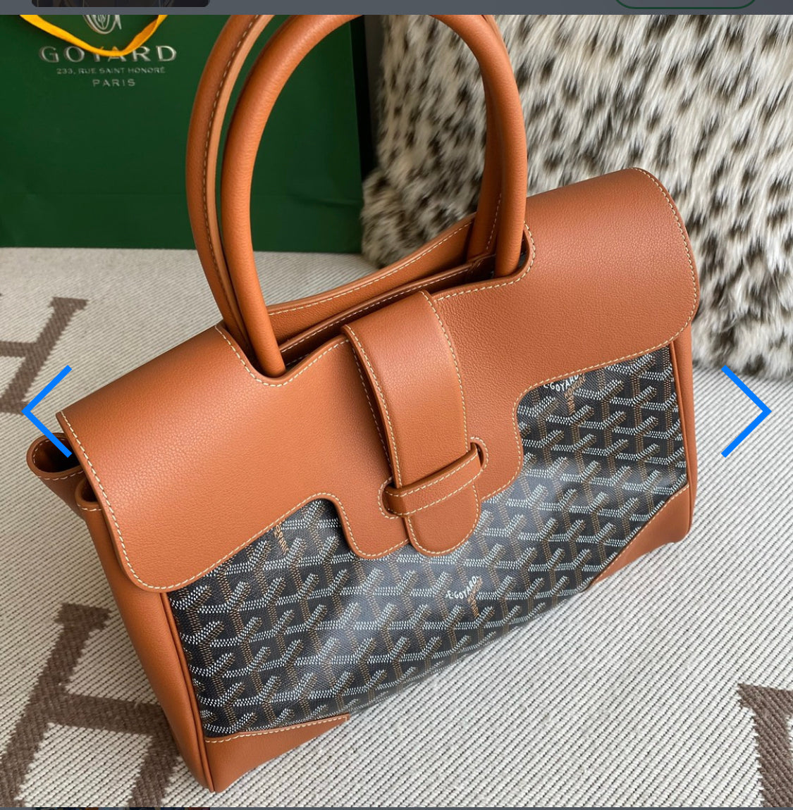 Sac cabas Saigon Brown facture