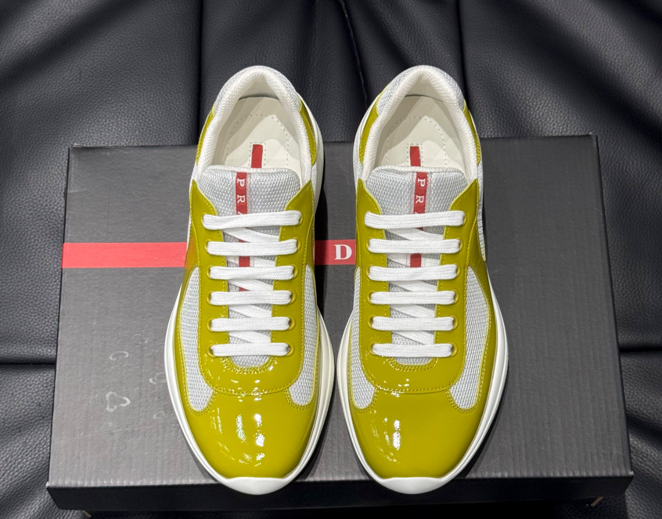 Sneakers Prd America ´ s Cup    Spécial Green tissu bike lisse 10/10 V3S