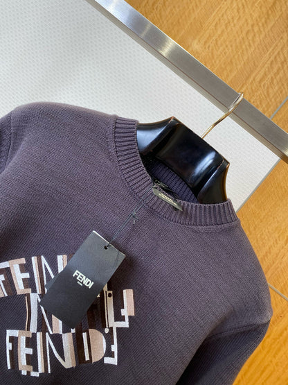 Pull en laine gris FF 10/10