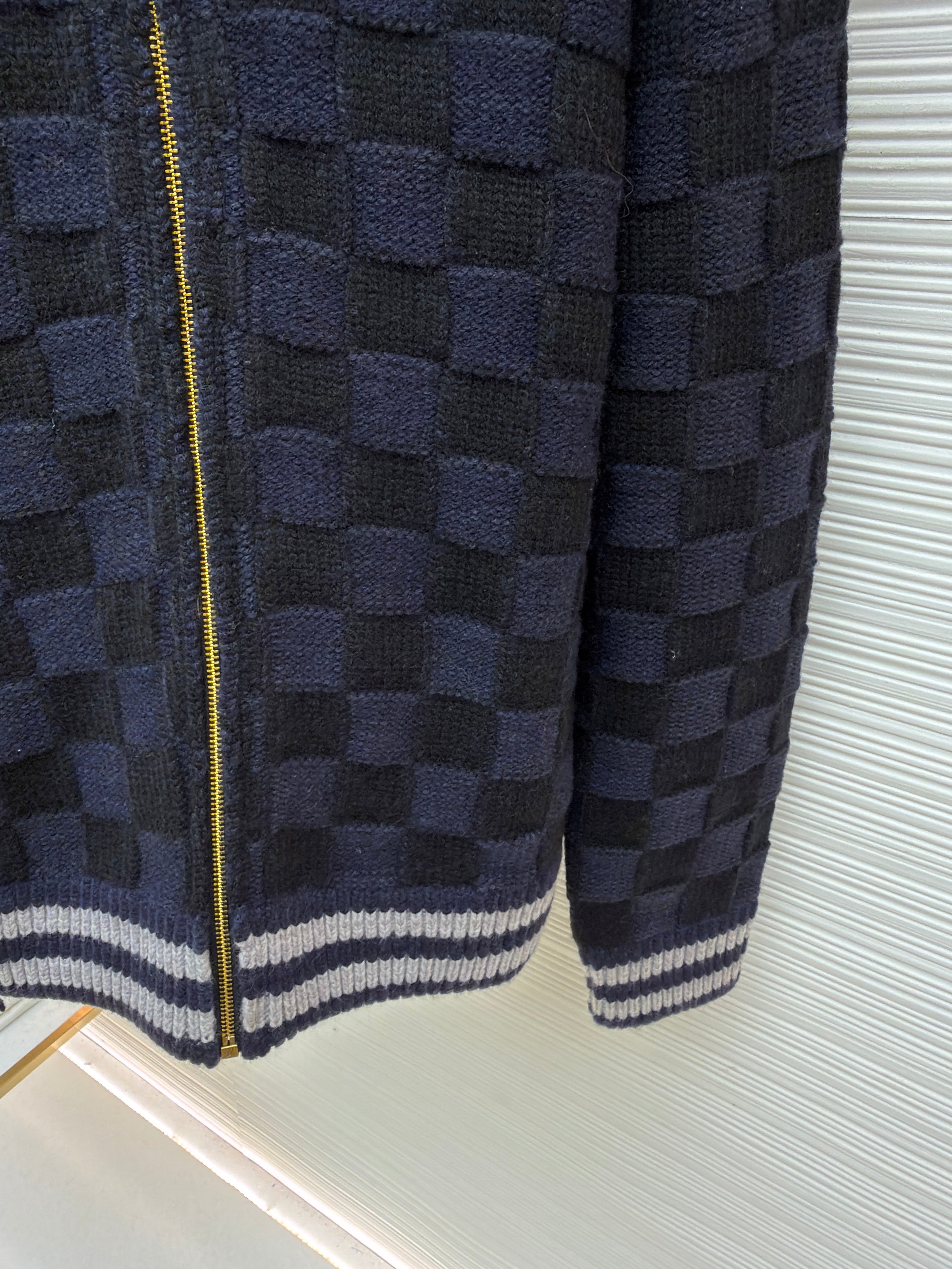 Blouson Damier en maille Lv