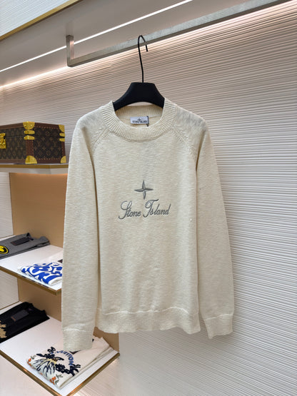 Pull ras-du-cou coupe oversize à manches raglan Stone