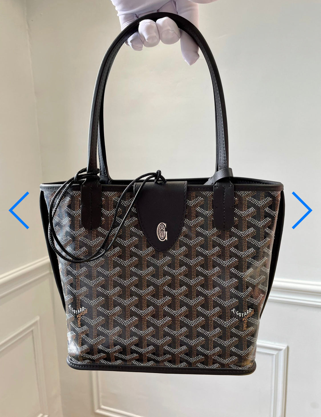 Sac Anjou Mini black facture