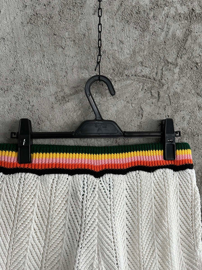 Casa striped mesh shorts