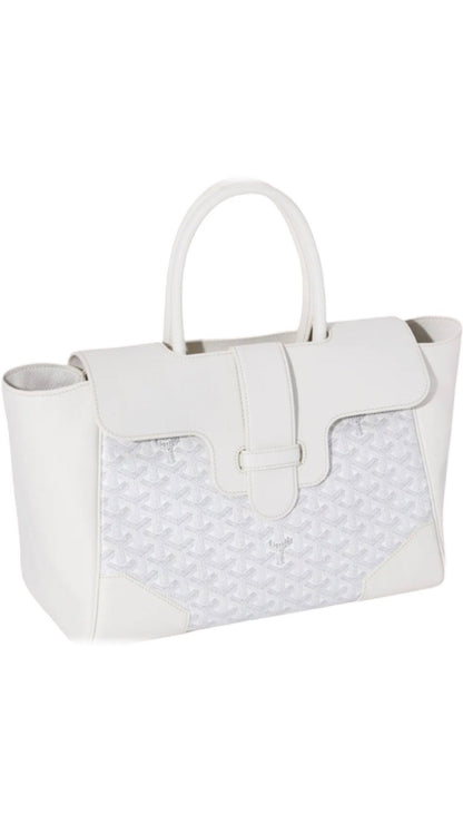 Sac cabas Saigon white facture