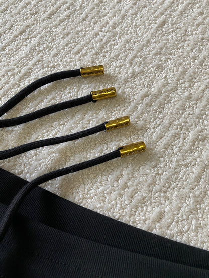 LV-Shorts aus besticktem Jersey