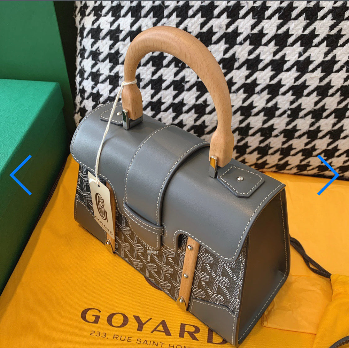 Sac Saigon mini grey facture
