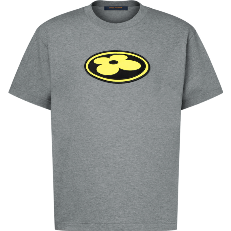 Tee-shirt à patch graphique lv