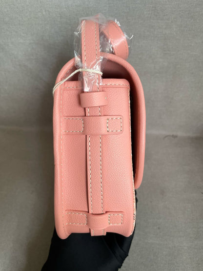 Sac Belvédère  limited édition Rose cuir facture.