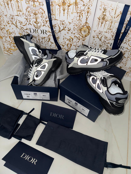 SNEAKERS B30 V3S VERSION BIEN LISSE GRIS BLANC RÉFLECTIVE RÉACTION CORRECTES   FACTURE PACKAGING COMPLET