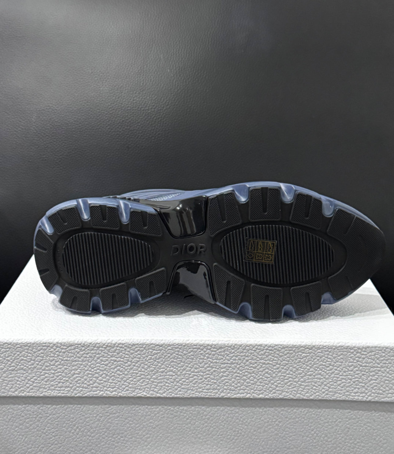 Sneaker B44 Blade Maille technique bleue et tissu technique bleu