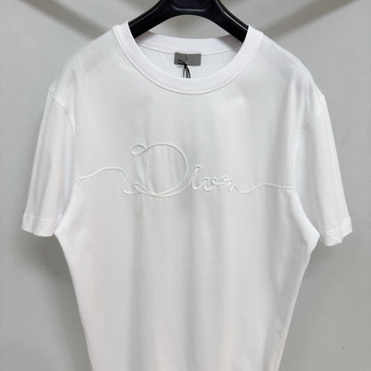 T-shirt cd ribbon blanc