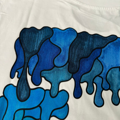 OFF-WHITE baby Blue Marker oversized t-shirt