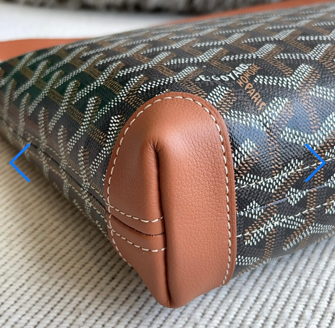 Pochette conti  brown facture