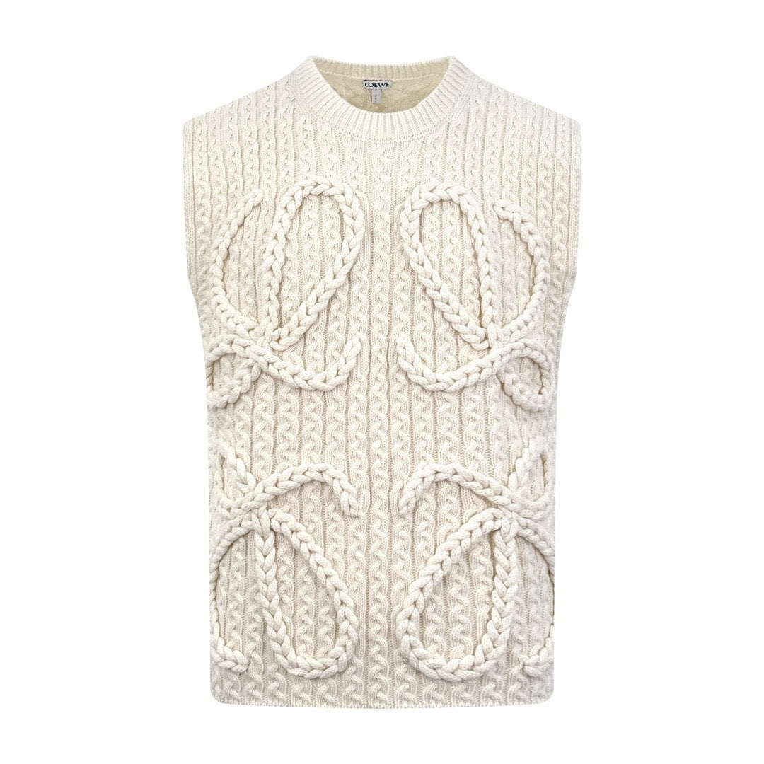 Pull  sans manches en laine LOEW