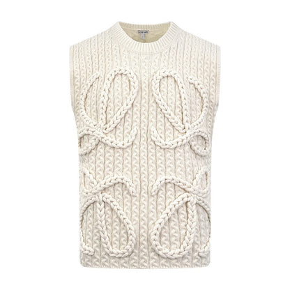 Pull  sans manches en laine LOEW