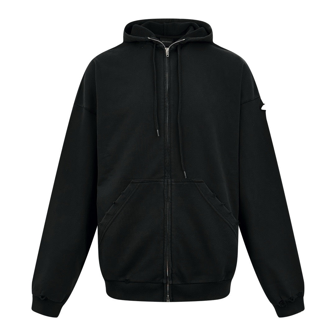 Hoodie zippé Blncg Security tape