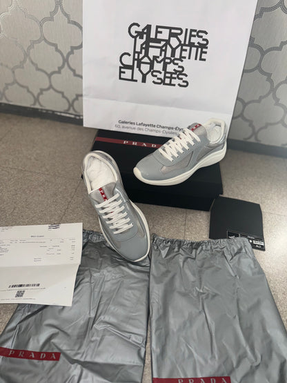 Sneakers Prd America ´ s Cup  tissu bike lisse grey