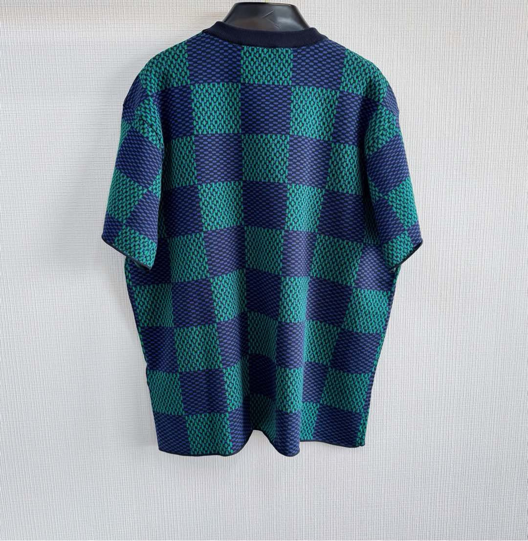 T shirt lv maille damier
