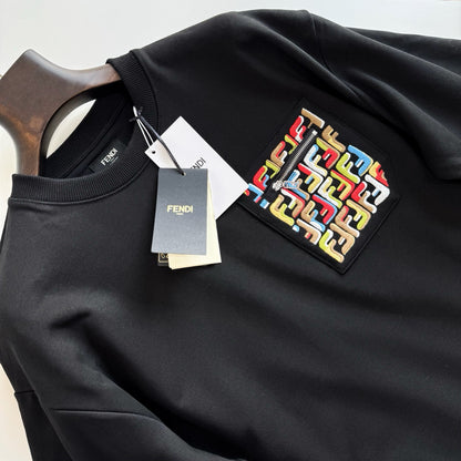 FF Sweat-shirt Lunar New Year en coton noir 10/10