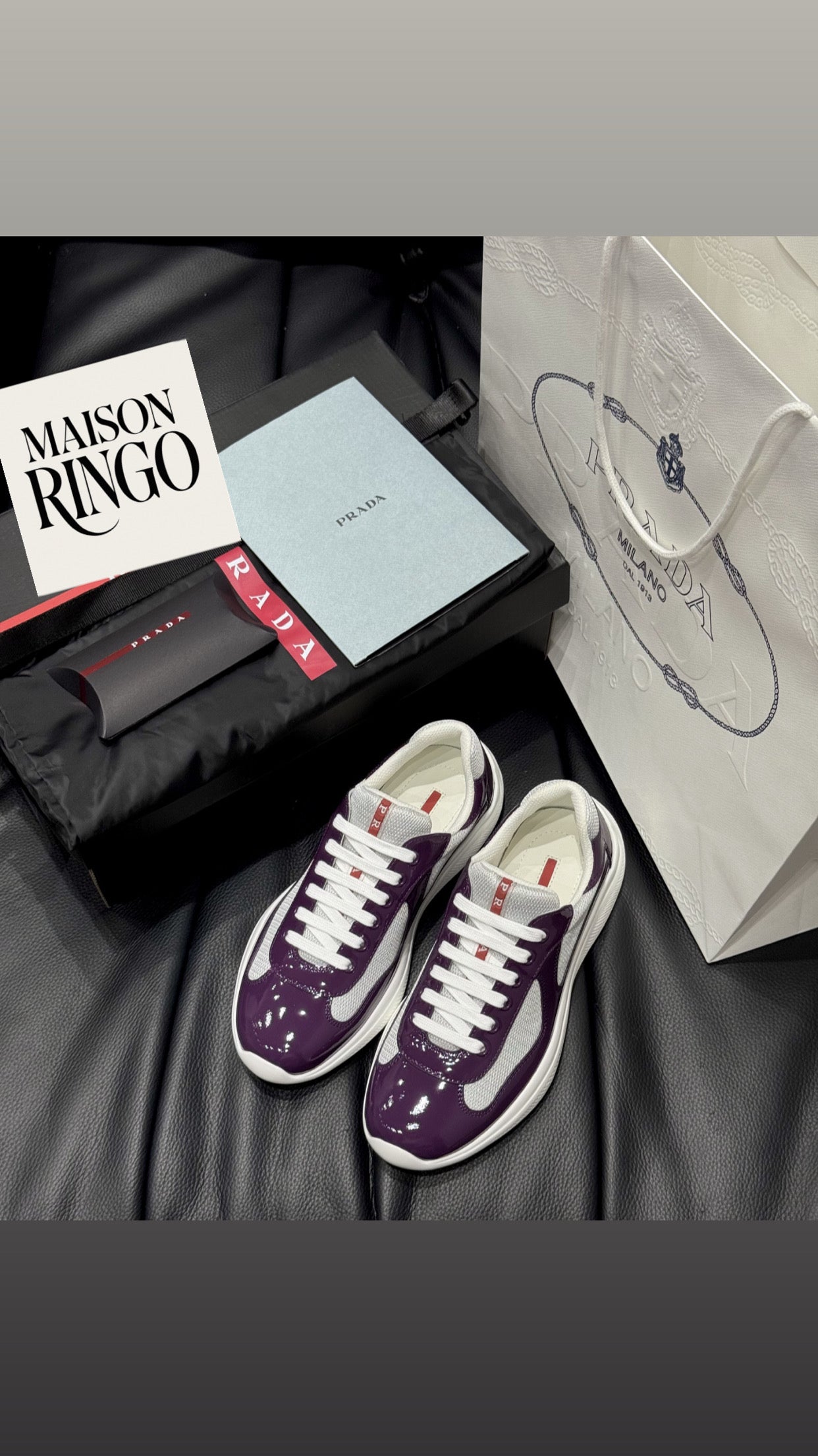 Sneakers Prd America ´ s Cup  tissu bike lisse purple 10/10 V3S
