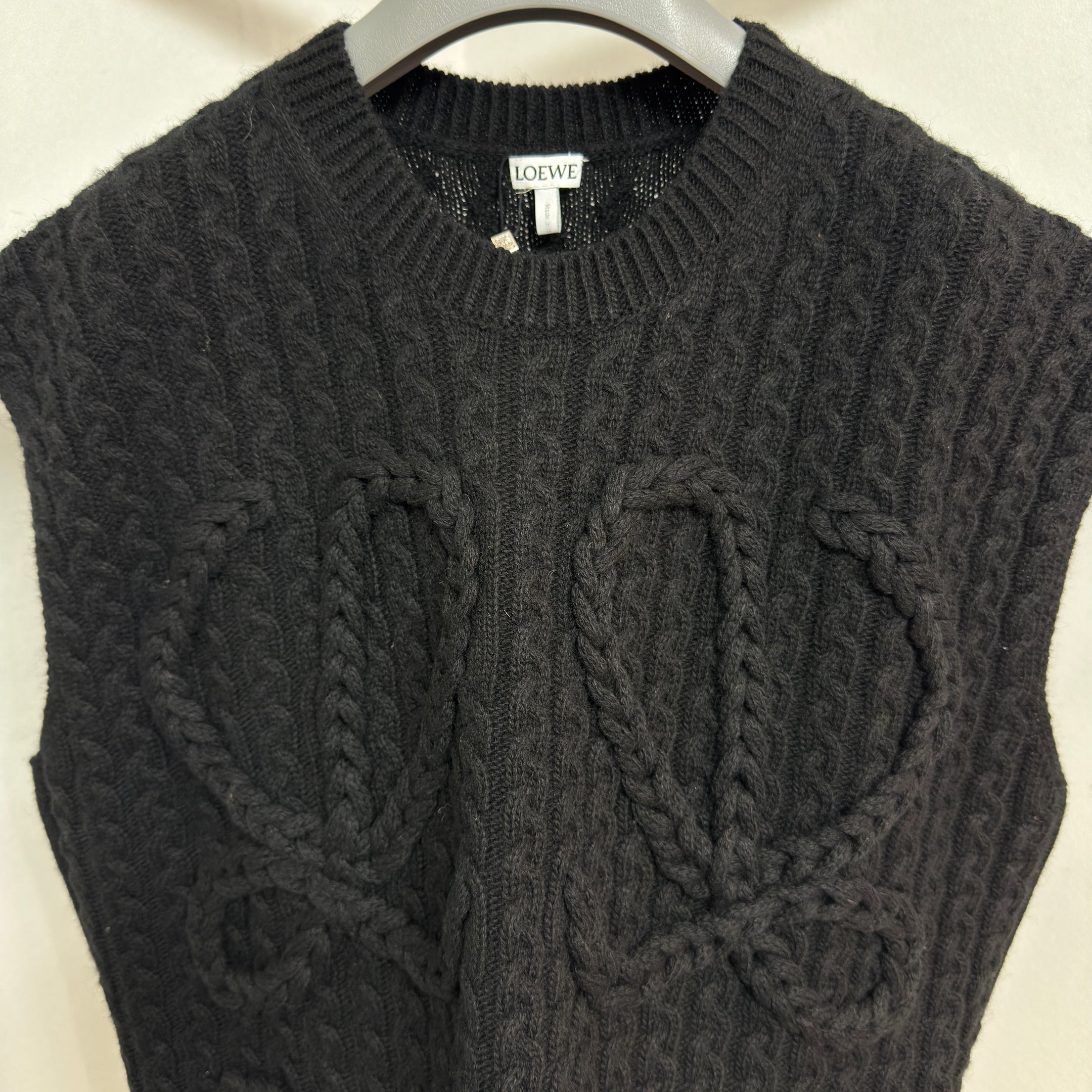 Pull  sans manches en laine LOEW