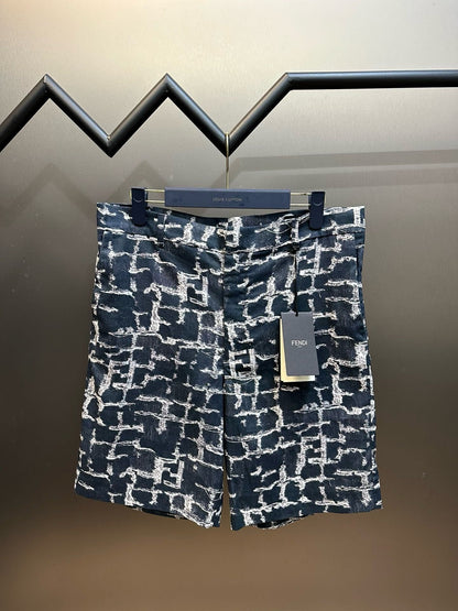 SHORTS FF DENIM BLAU