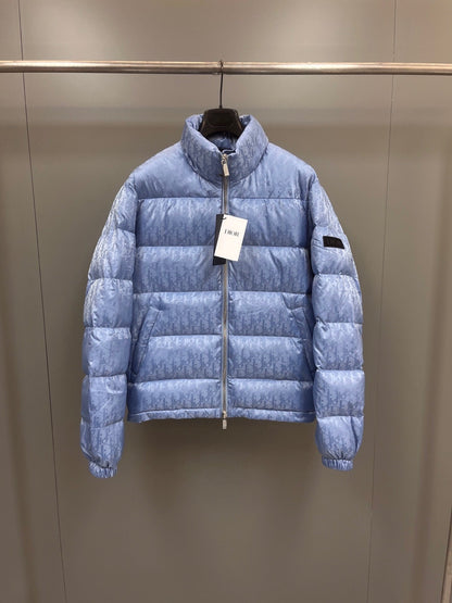 CD oblique sky blue down jacket invoice 2023