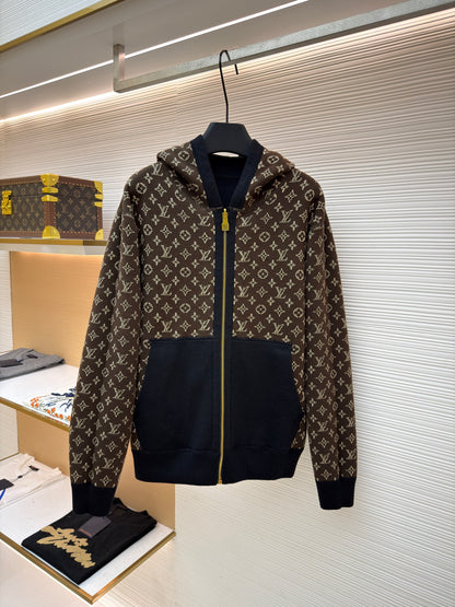 Blouson à capuche Lv réversible 10/10