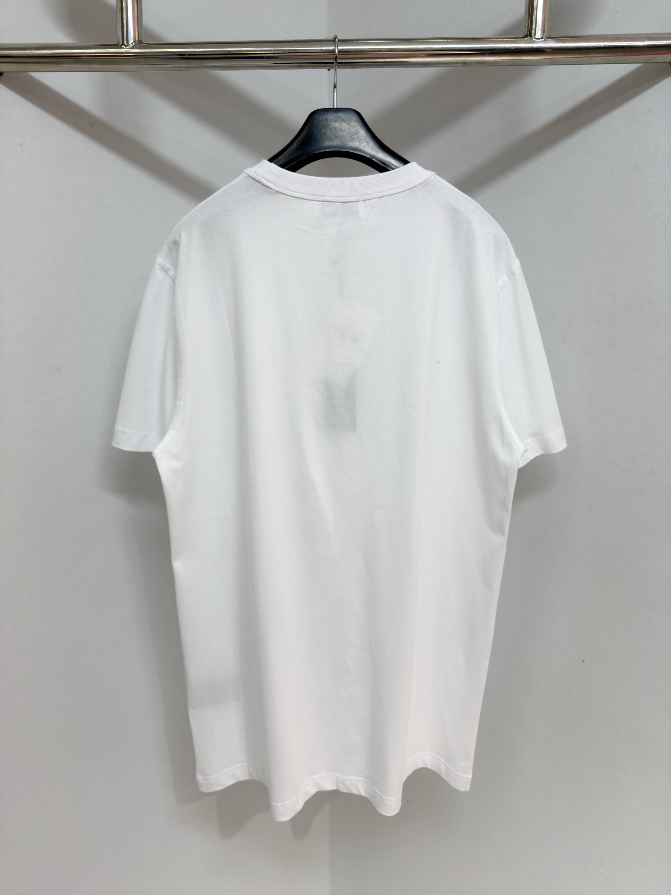 T-shirt cd ribbon blanc