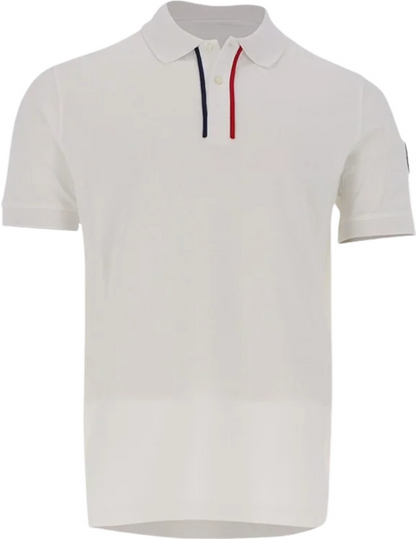 Mnclr Polo patch a logo blanc