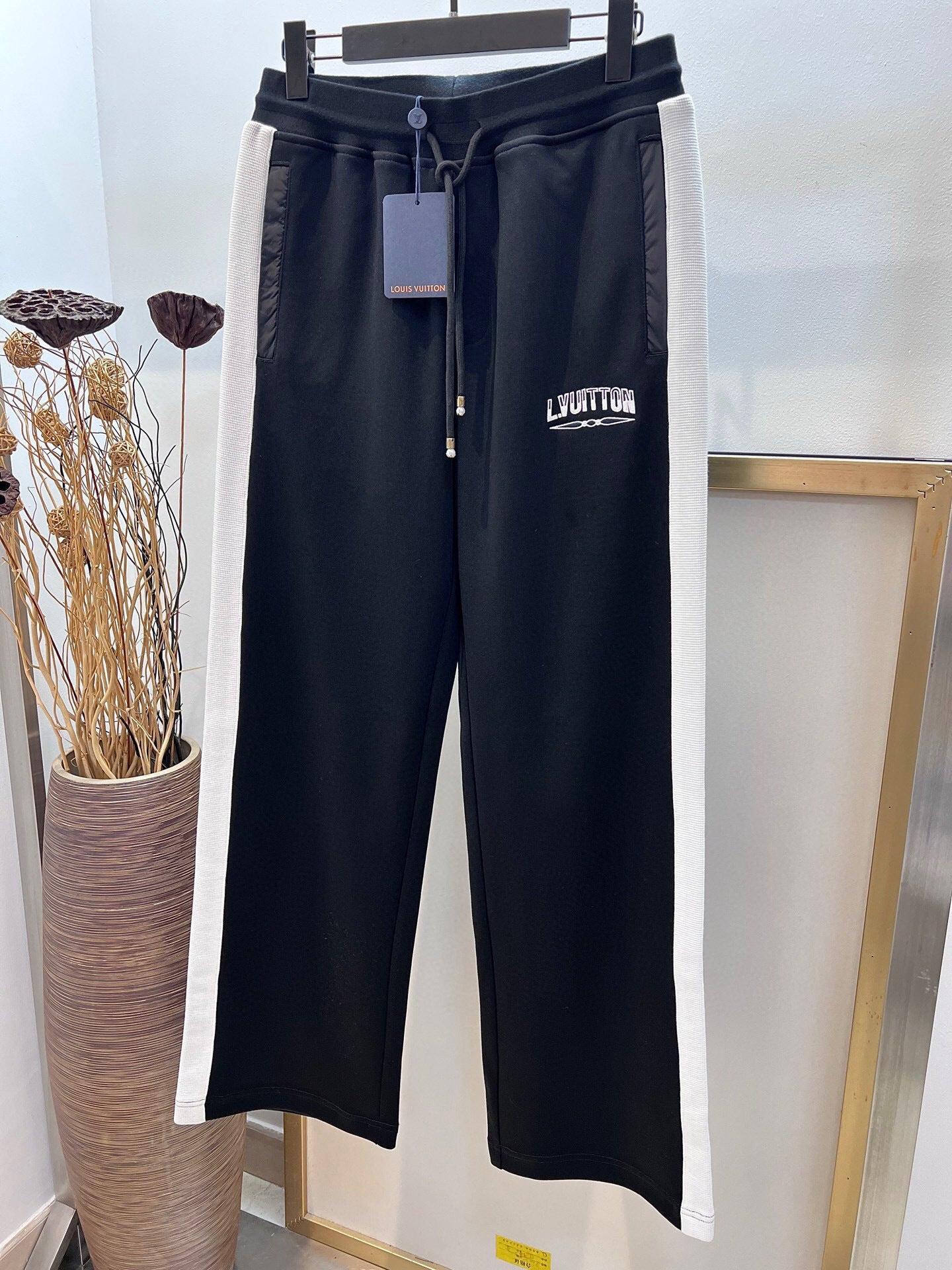 Pantalon en jersey bi-matière lv 10/10