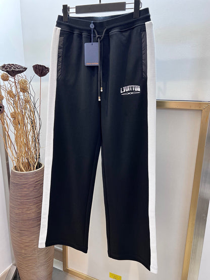 Pantalon en jersey bi-matière lv 10/10