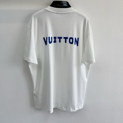 Tee-shirt à signature imprimée lv