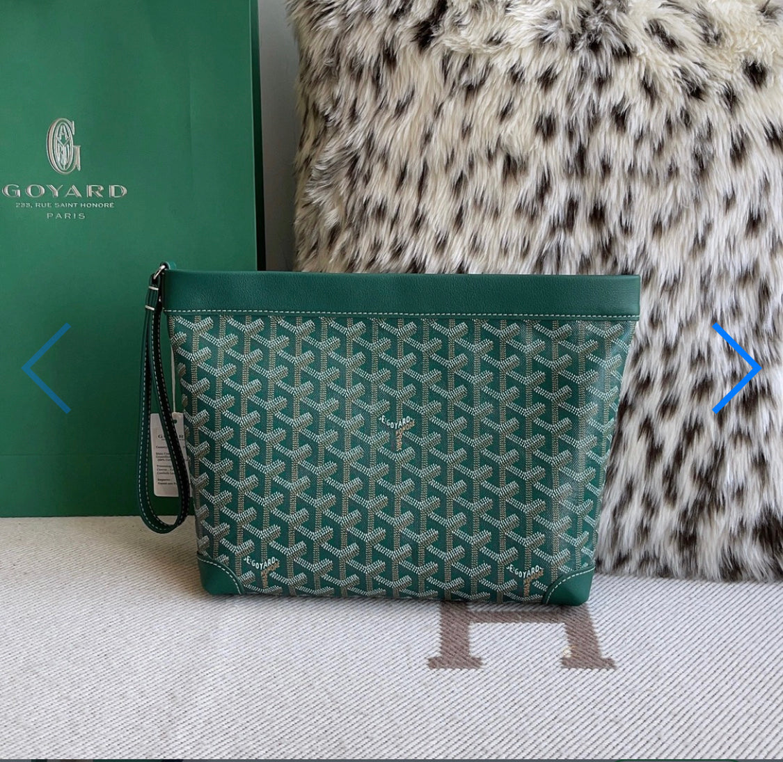 Pochette conti  green facture