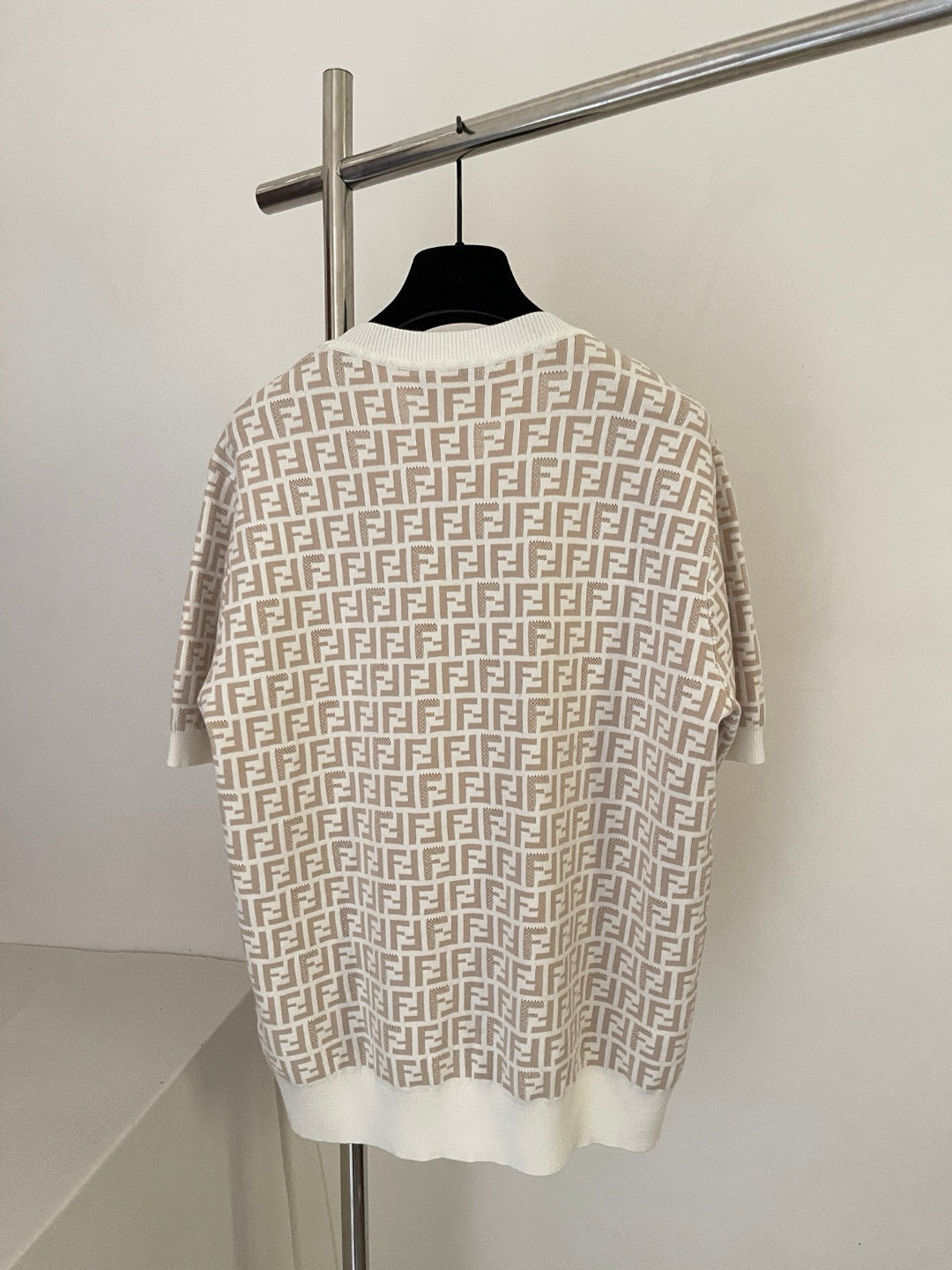 T shirt ff patern marron