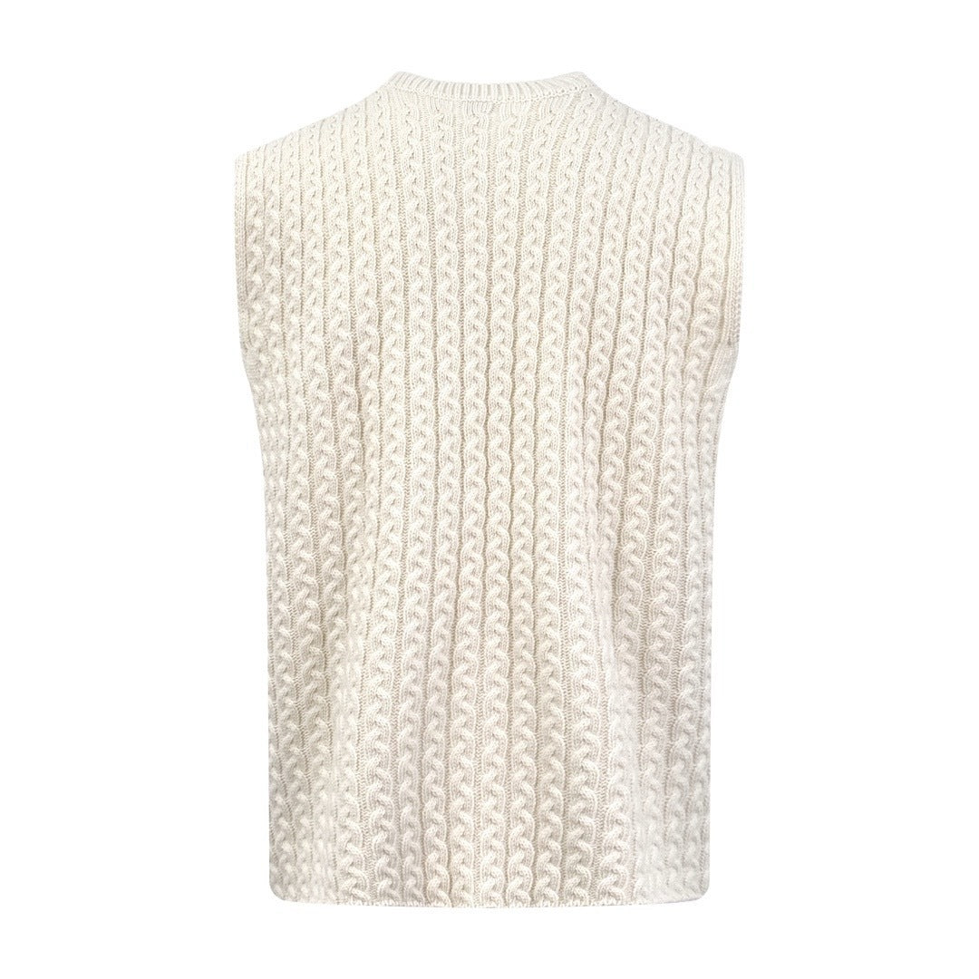 Pull  sans manches en laine LOEW