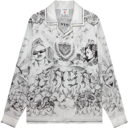 Chemise Casa manches longues tattoo