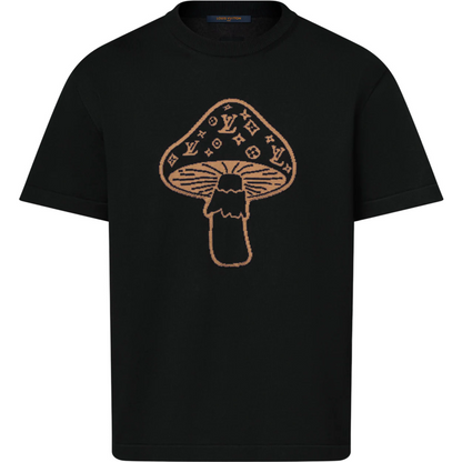 TEE shirt à col rond champi lv