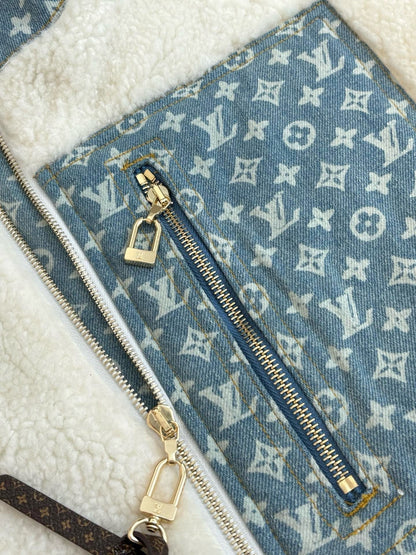 Veste polaire à détails Monogram Femme 10/10