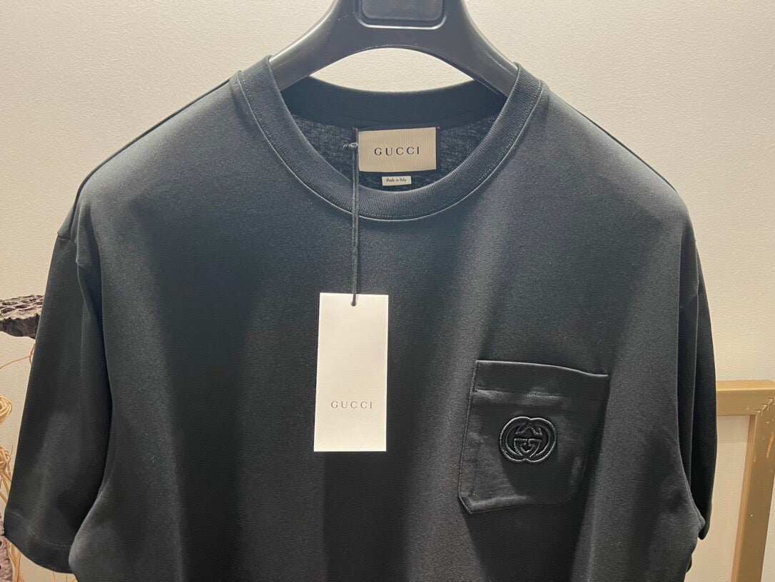 GG COTTON JERSEY T-SHIRT WITH YOKE