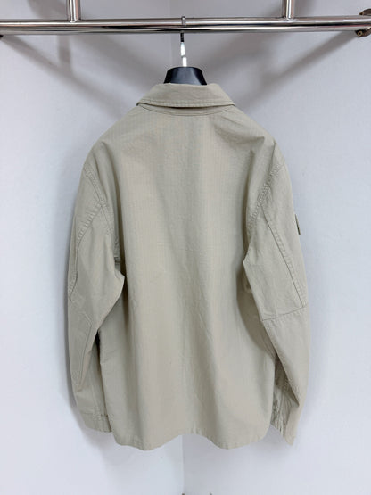 SURCHEMISE MILITARY POUR BLCNG EN BEIGE